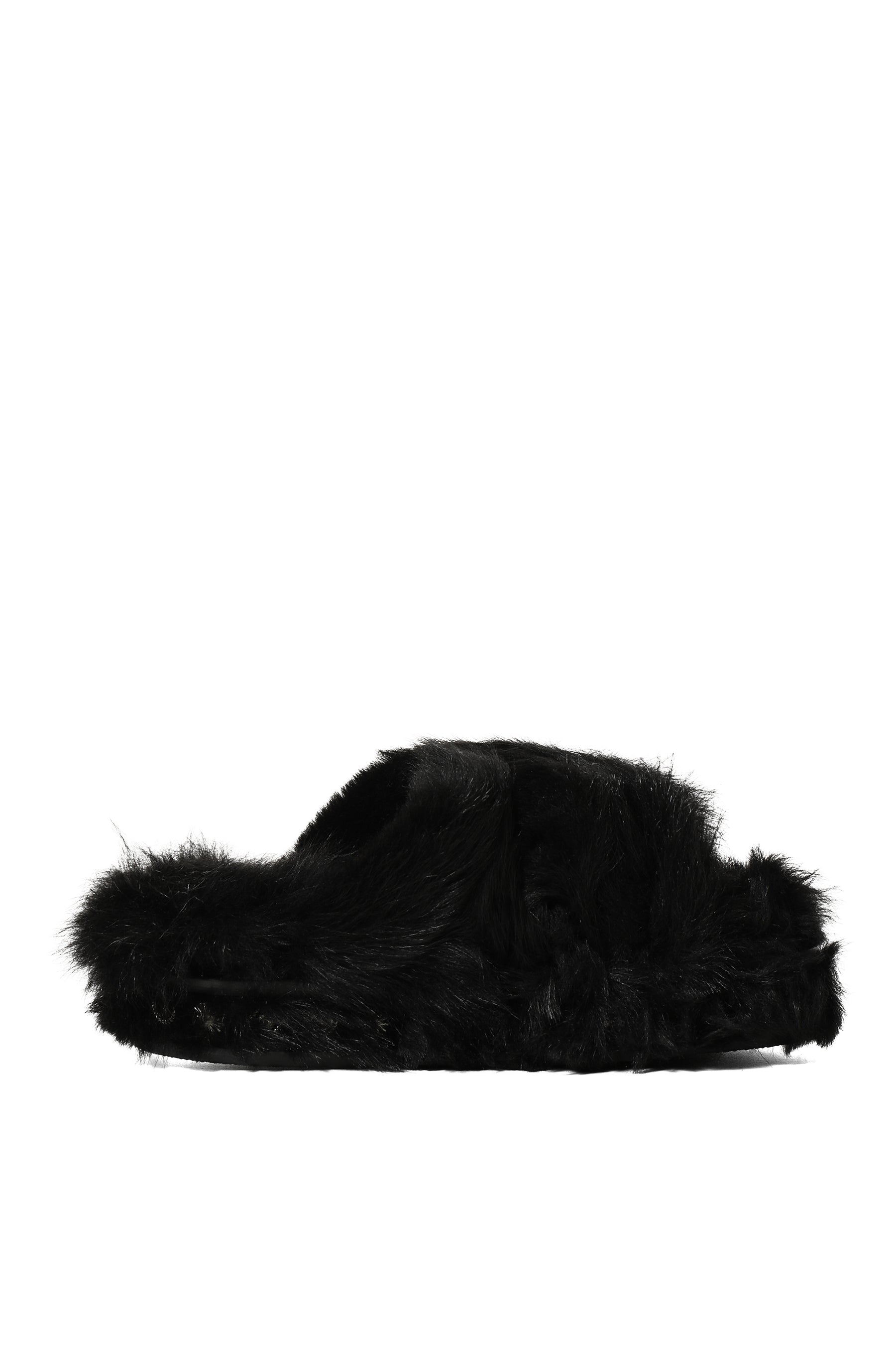 TOGA VIRILIS BLACK MOUTON FUR / BLK BLK