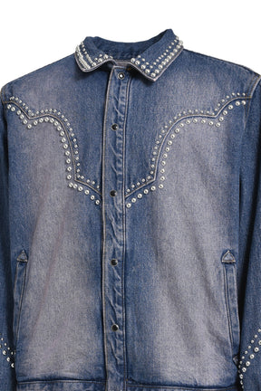 WESTERN STUDS DENIM JACKET / SKY IND