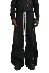 WIDE BELA PANTS / BLK/BRW/BLK