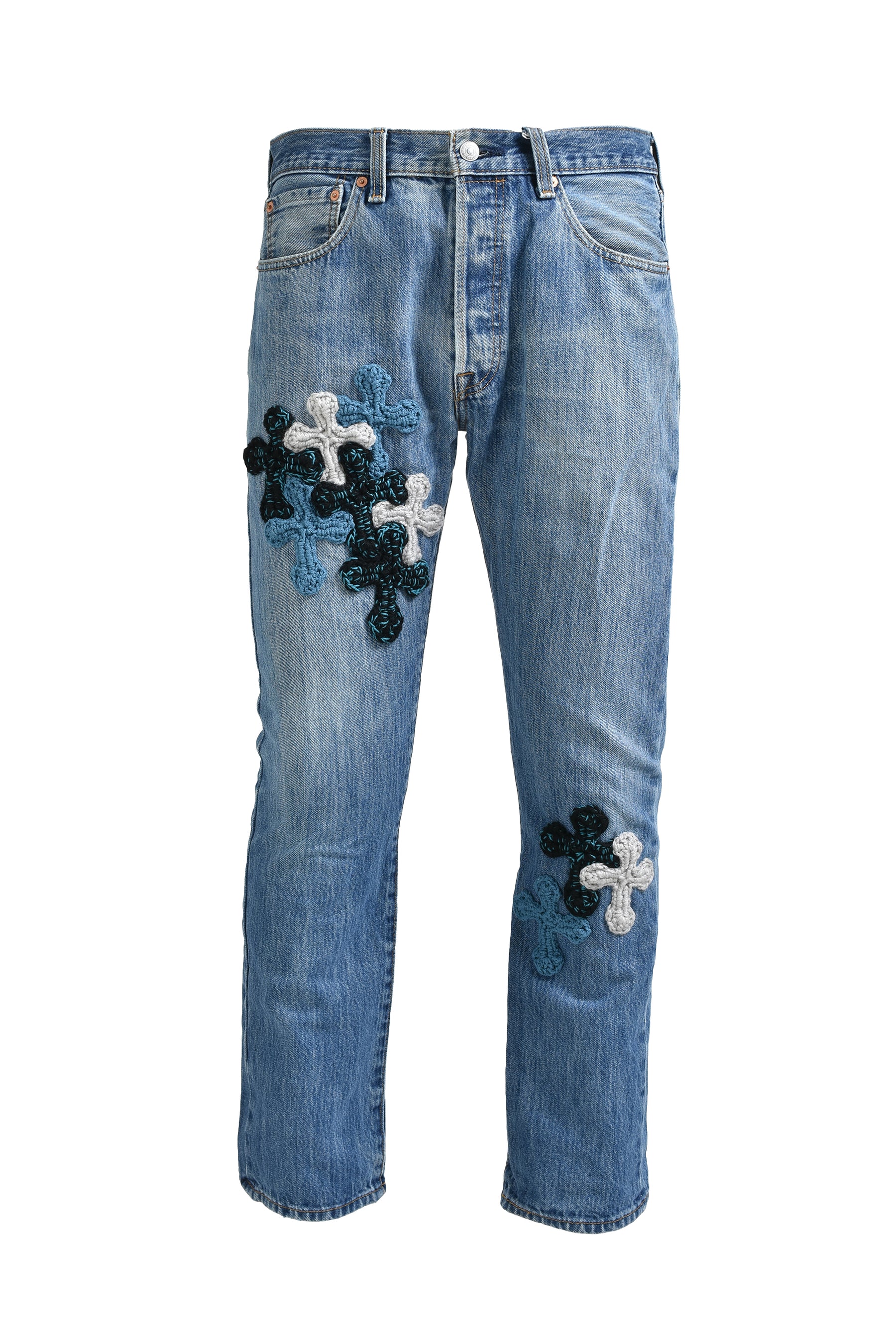 AGGREGATION 3D CROSS DENIM / MULTI