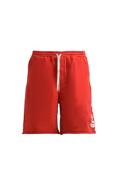 S.S.E LOGO SWEAT SHORTS / RED