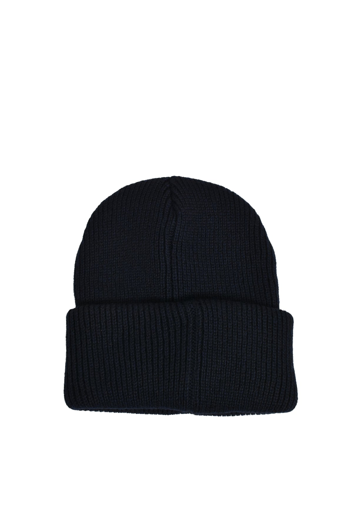 RECYCLED WOOL KNIT CAP BLK