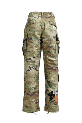 3D CROSS CAMO PANTS / MULTI