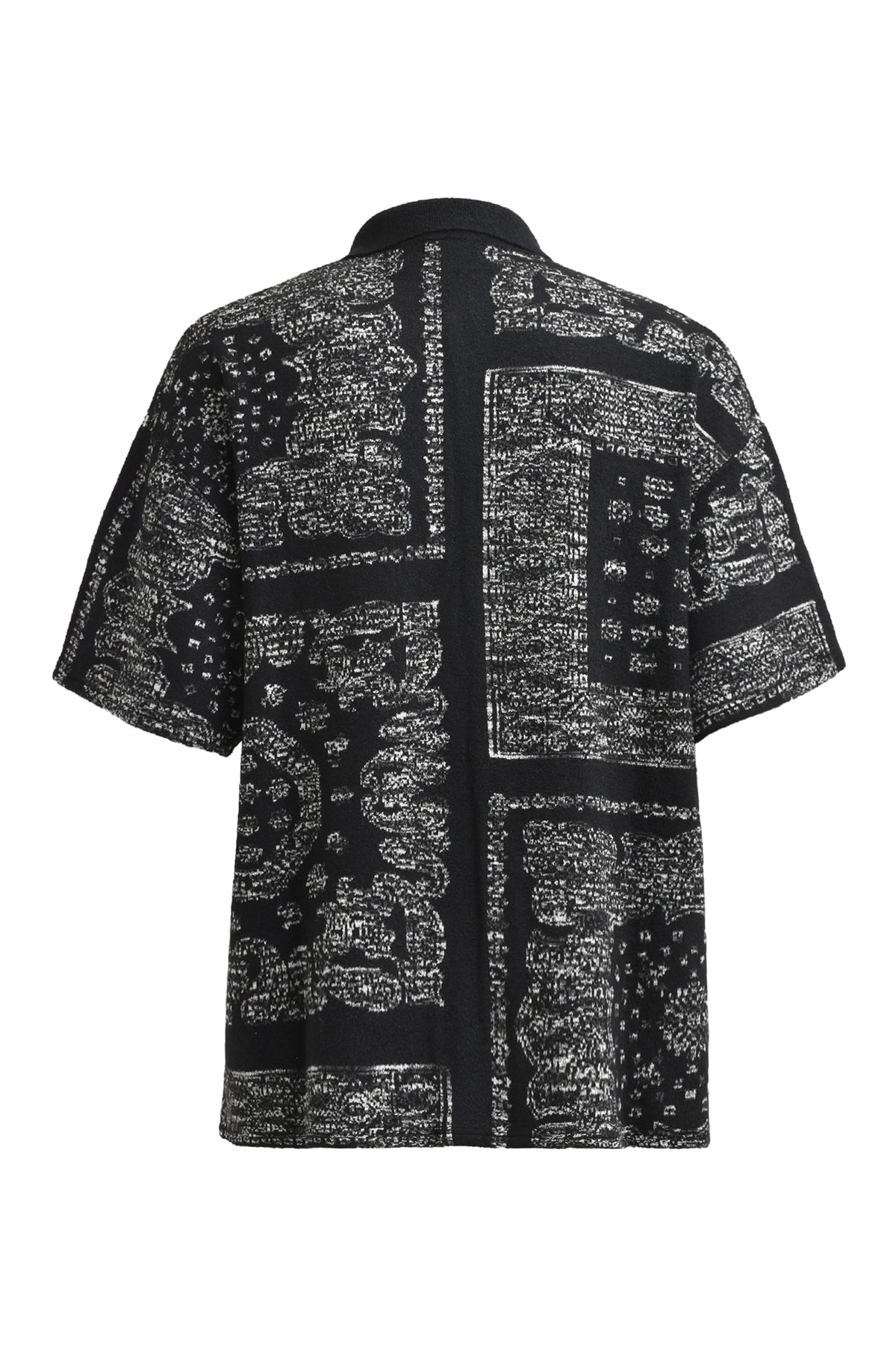 BR PAISLEY SS SHIRT / BLK