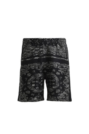 BR PAISLEY SHORTS / BLK