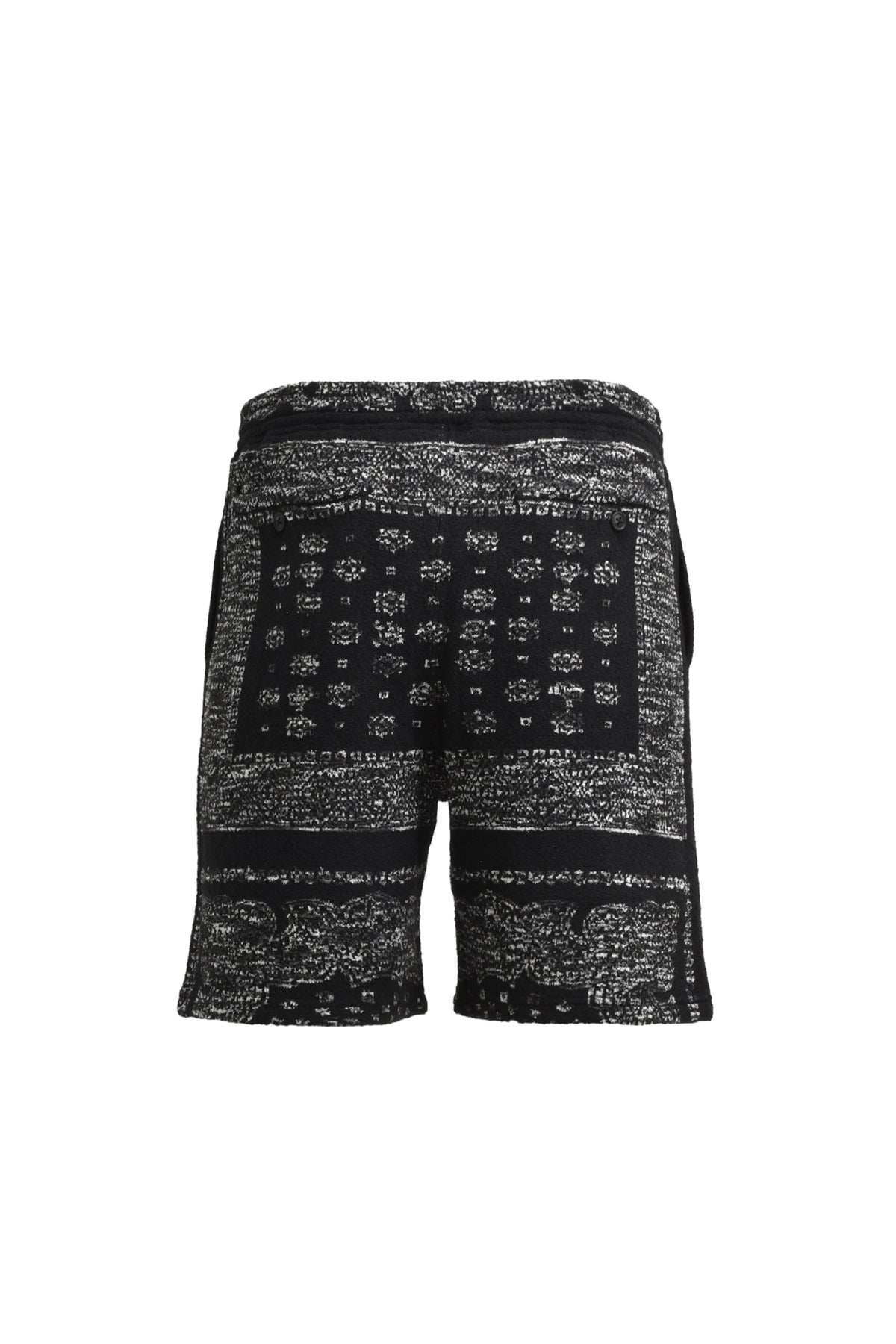 BR PAISLEY SHORTS / BLK