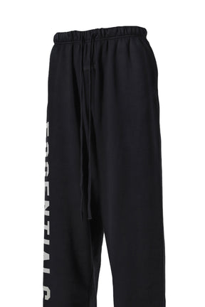 HEAVY FLEECE RELAXED SWEATPANT / BLK