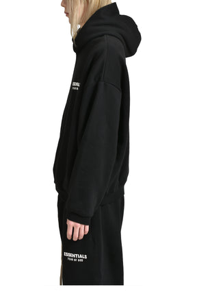 FLEECE HOODIE / BLK