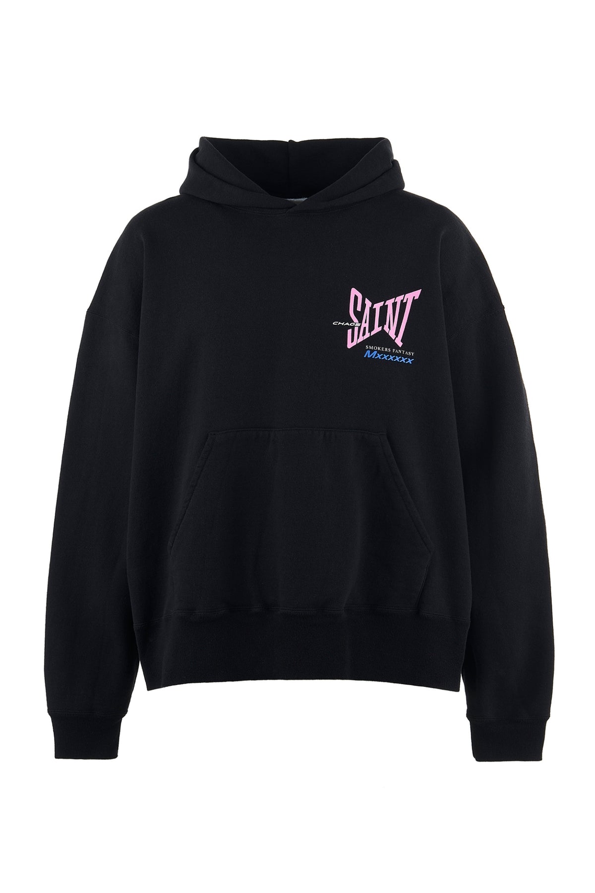 HOODIE/RIBON SAINT / BLK