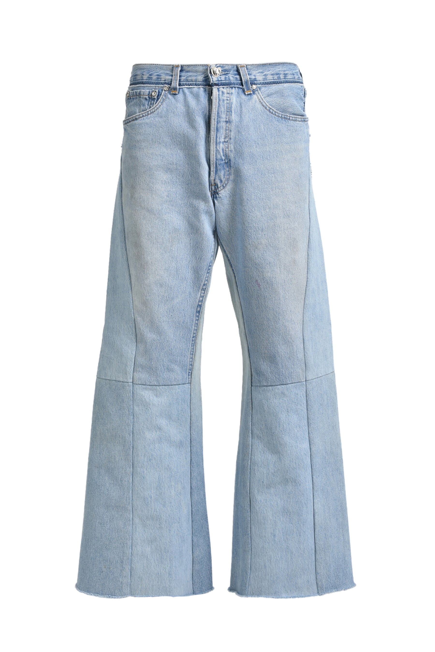 WIDE FLARE DENIM / BLU