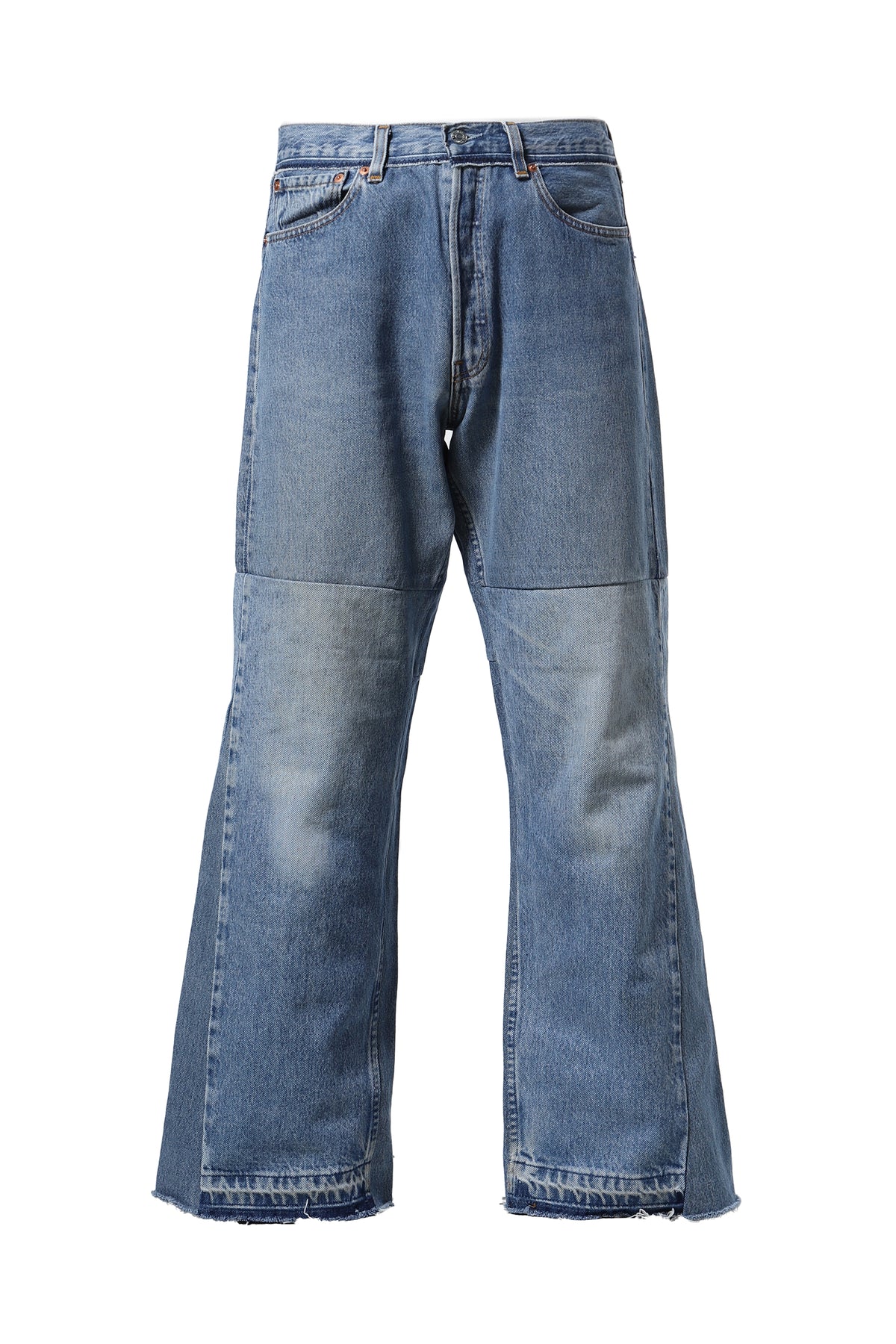 WIDE FLARE DENIM / BLU