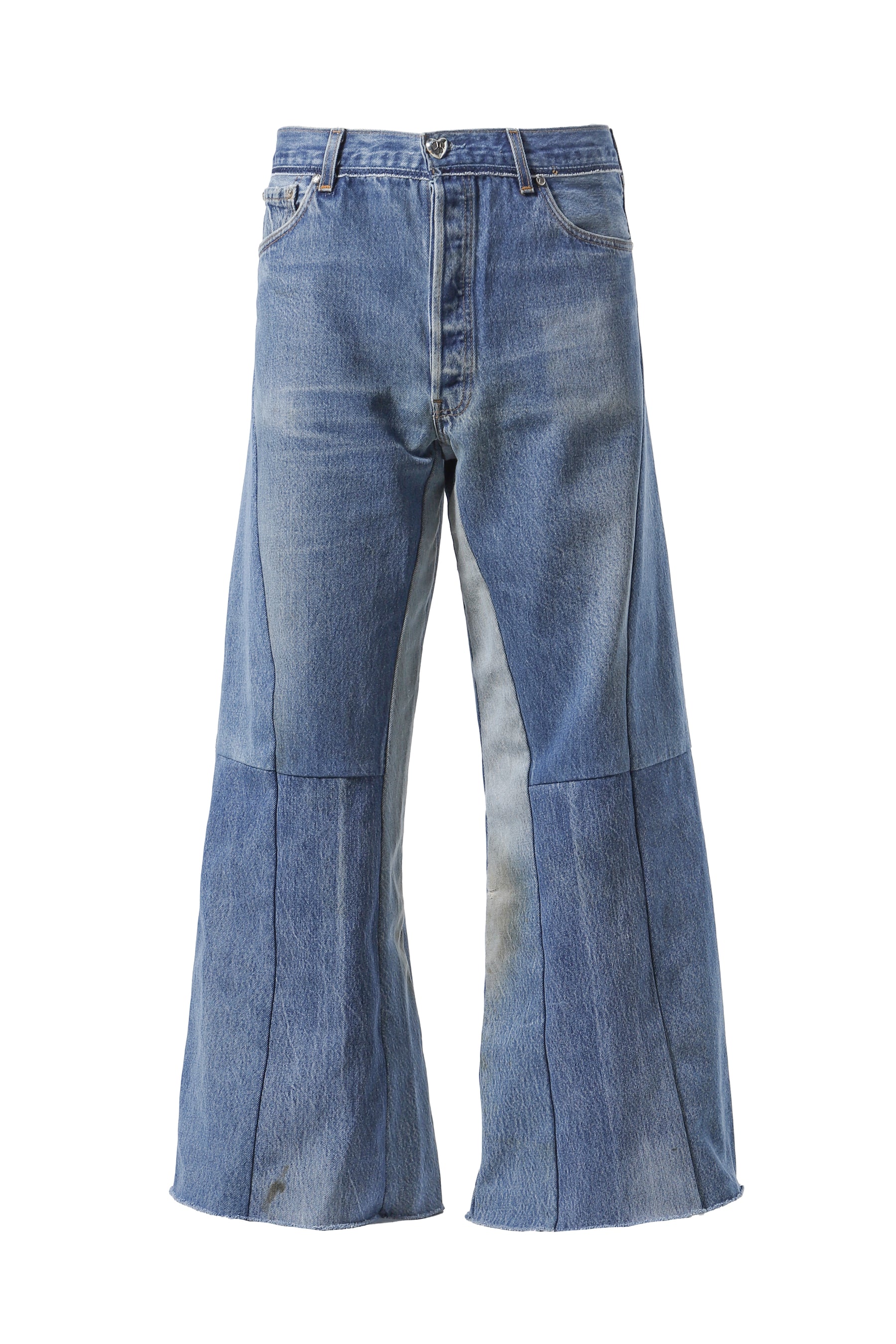 WIDE FLARE DENIM / BLU