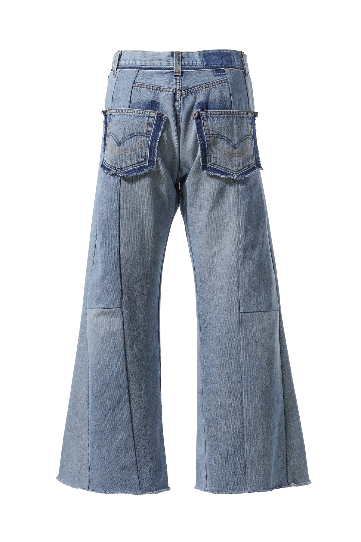 WIDE FLARE DENIM / BLU