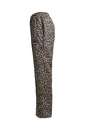 TRACK PANT - POLY JACQUARD / B-LEOPARD