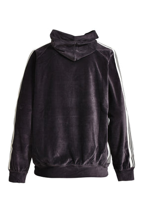 TRACK HOODY - C/PE VELOUR / B-CHA