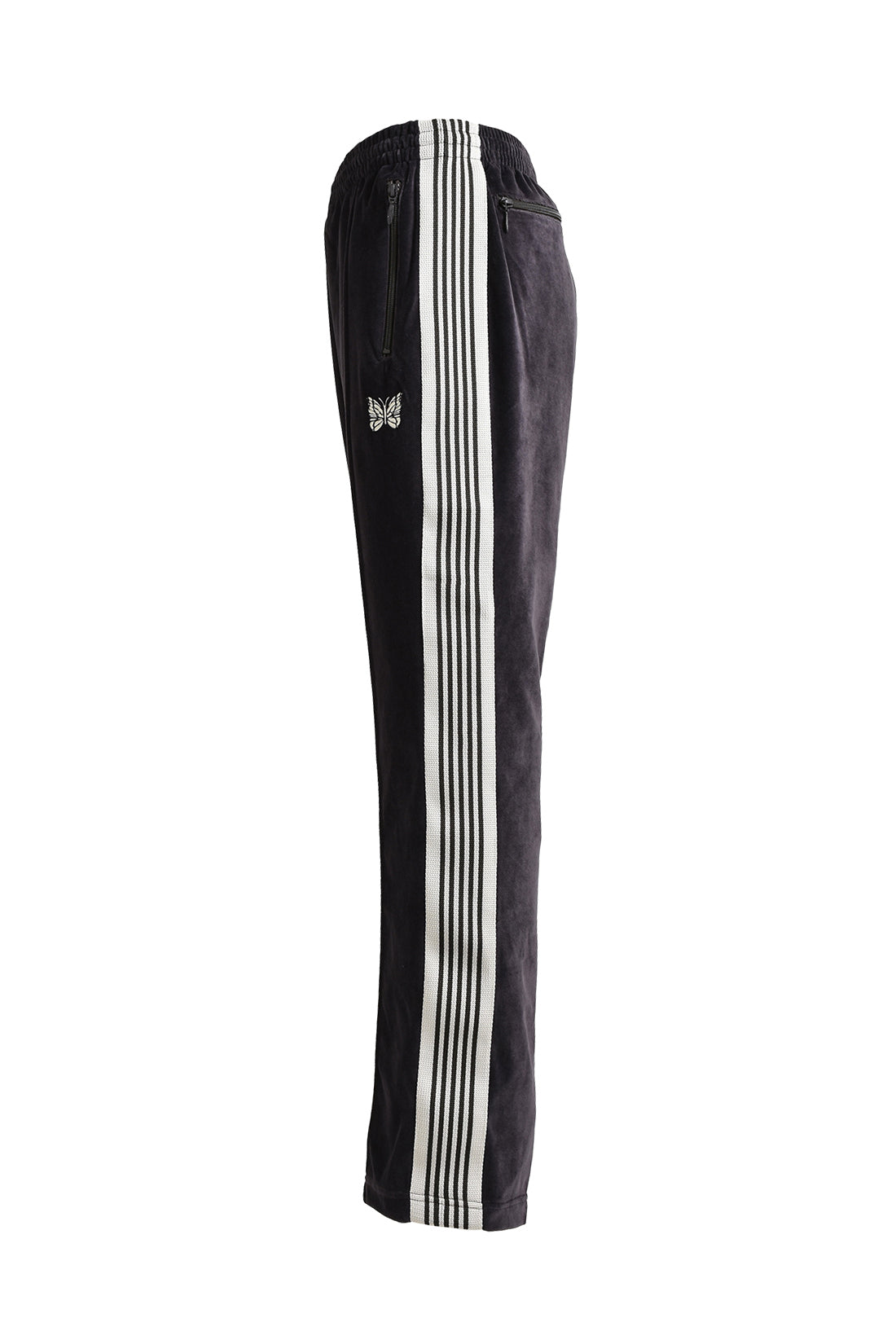 NARROW TRACK PANT - C/PE VELOUR / B-CHA