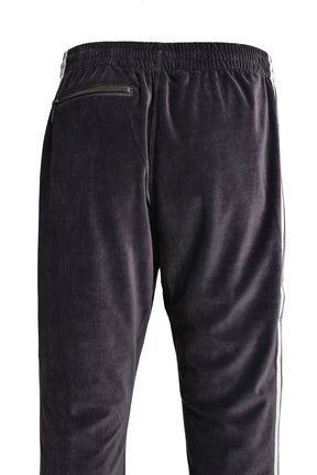 NARROW TRACK PANT - C/PE VELOUR / B-CHA