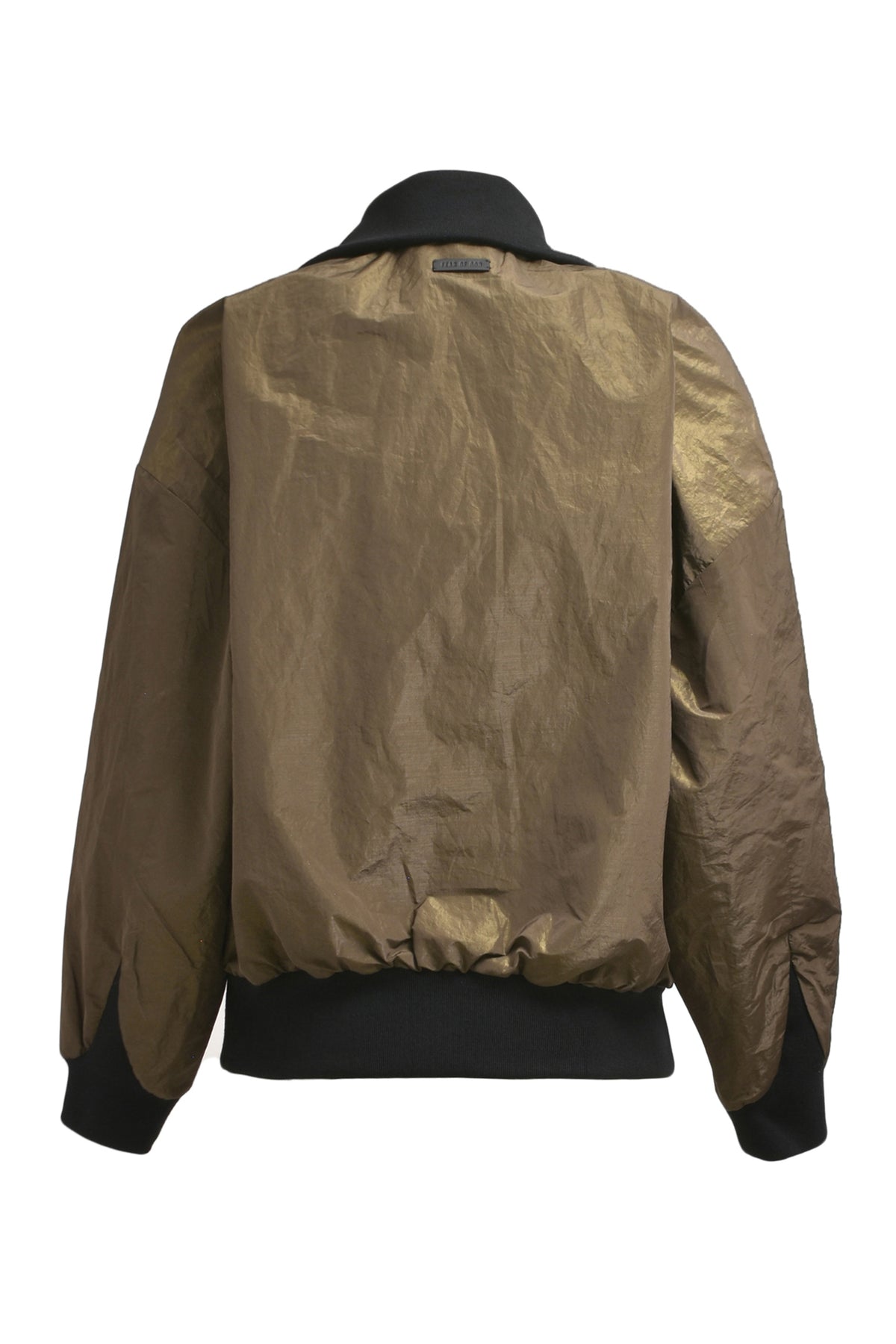 HALF ZIP HIGH NECK TRACK JACKET / MOCHA