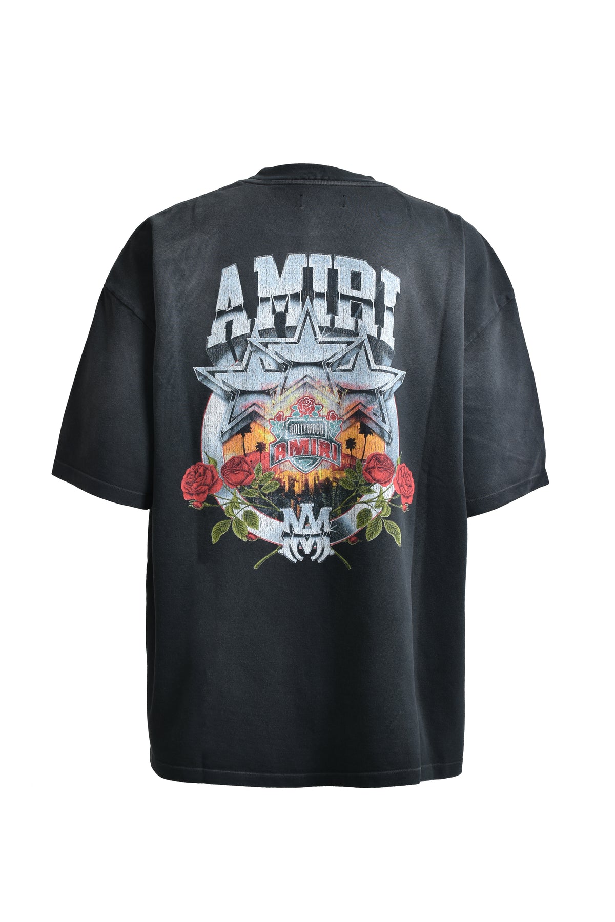 AMIRI CHAMPIONSHIP OVERSIZED TEE / BLK