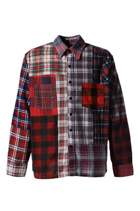 FLANNEL SHIRT -> STRAIGHT HEM SHIRT / ASSORTED