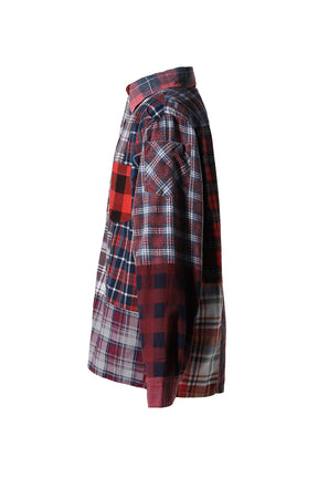 FLANNEL SHIRT -> STRAIGHT HEM SHIRT / ASSORTED