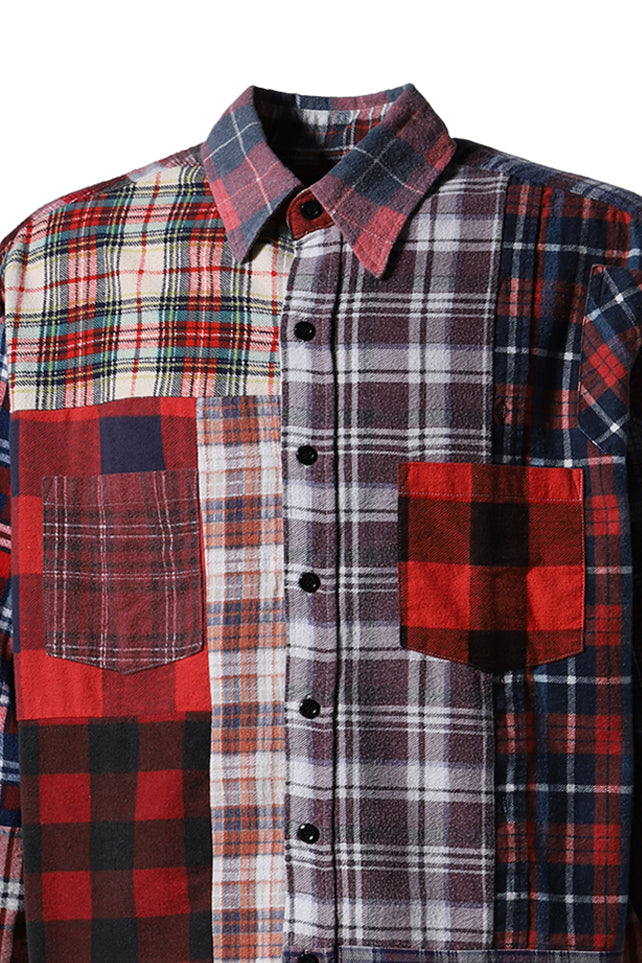 FLANNEL SHIRT -> STRAIGHT HEM SHIRT / ASSORTED