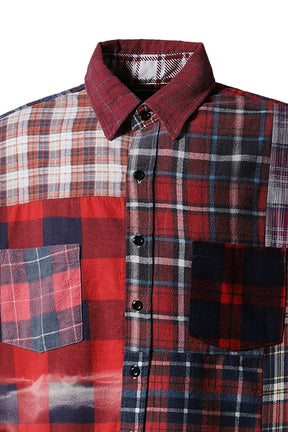 FLANNEL SHIRT -> STRAIGHT HEM SHIRT / ASSORTED