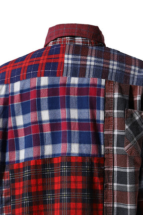 FLANNEL SHIRT -> STRAIGHT HEM SHIRT / ASSORTED