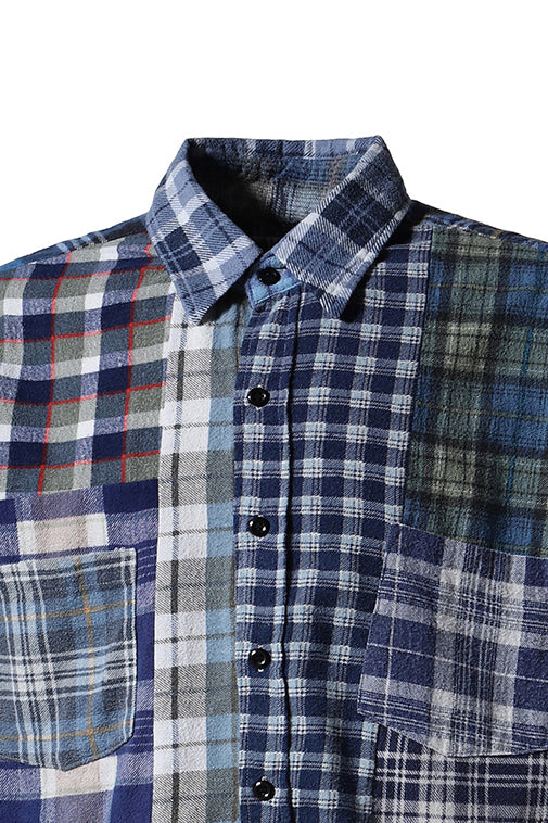 FLANNEL SHIRT -> STRAIGHT HEM SHIRT / ASSORTED