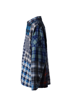 FLANNEL SHIRT -> STRAIGHT HEM SHIRT / ASSORTED