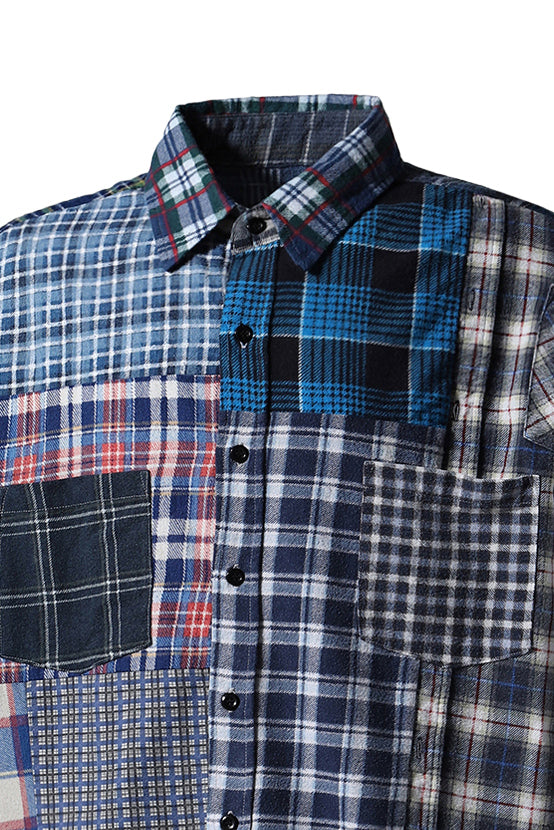 FLANNEL SHIRT -> STRAIGHT HEM SHIRT / ASSORTED