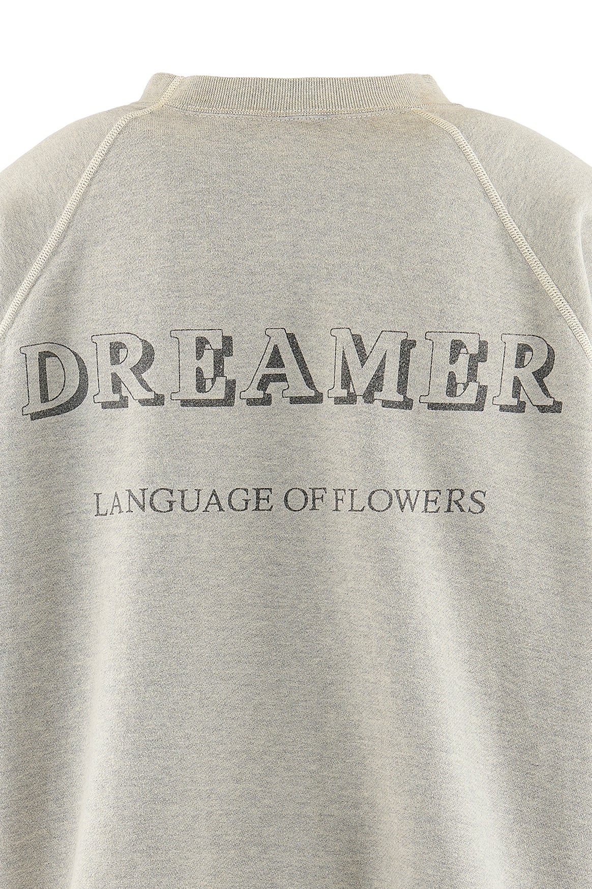 CREW SWT/FLOWER / WHT