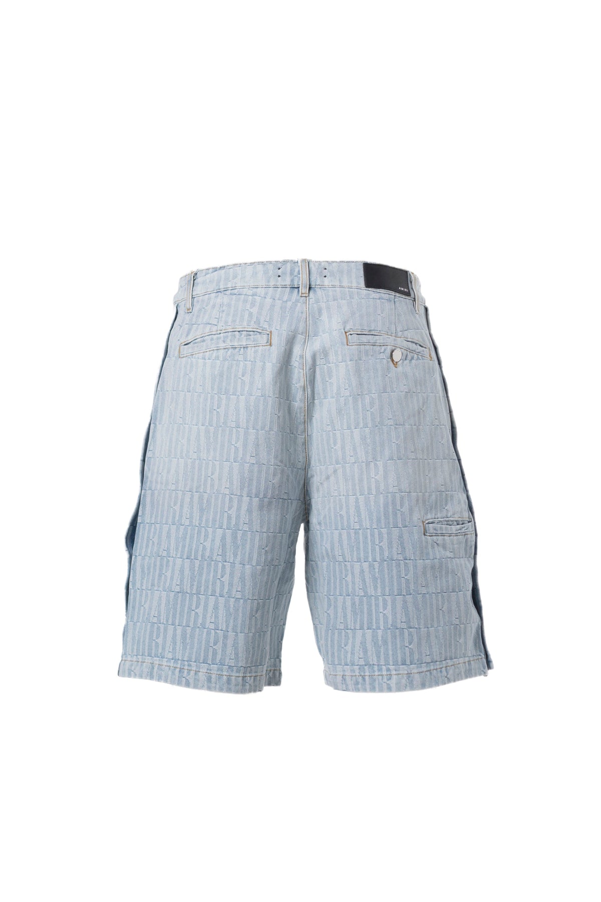 AMIRI AMIRI JACQUARD SNAP OFF SHORTS / STONE INDIGO