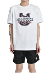 COLLEGE LOGO SS T-SHIRT / WHT