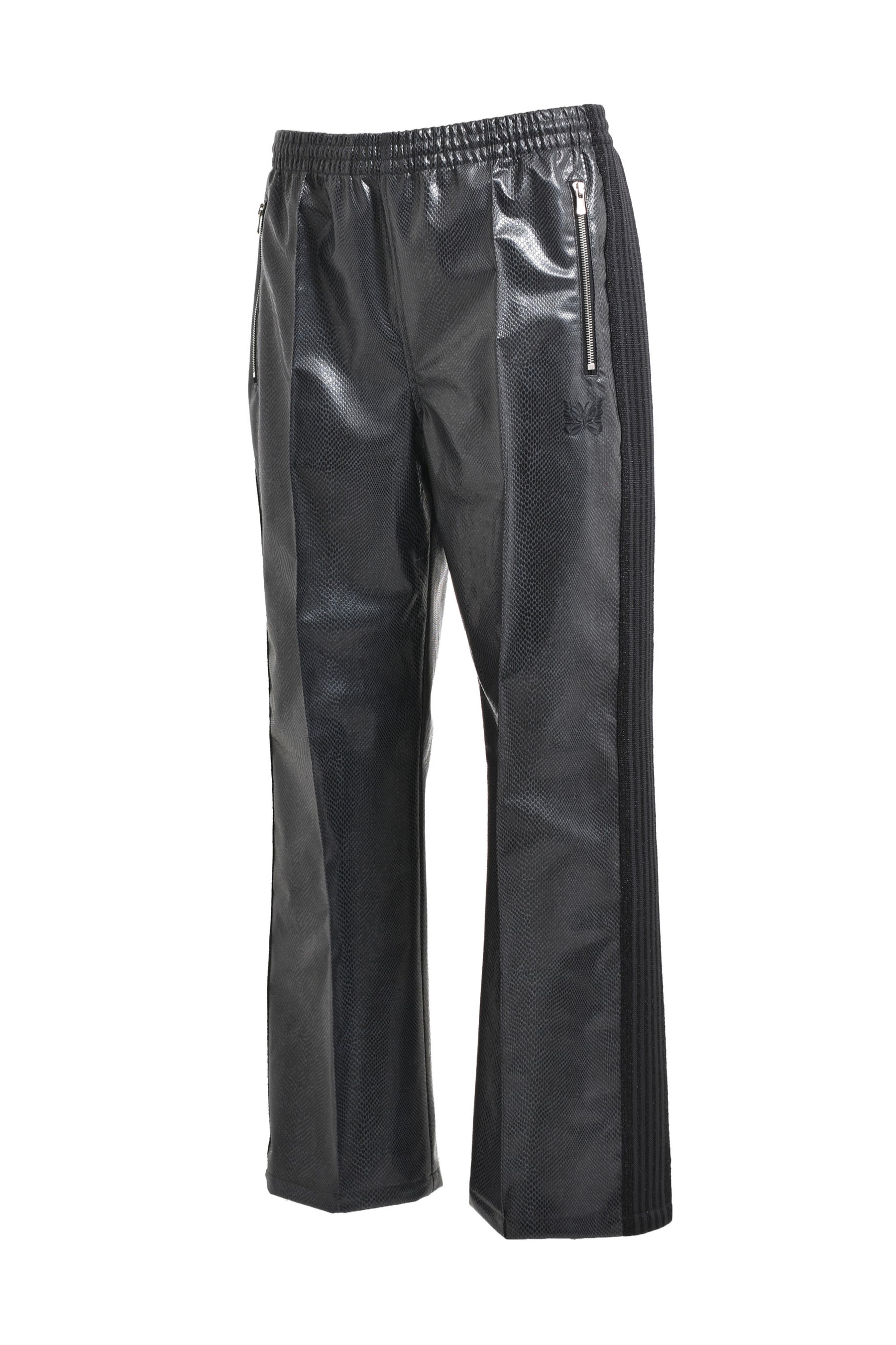 TRACK PANTS - SYNCETIC LEATHER (EXCLUSIVE) / BLK