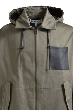 HOODED JACKET / KHA BRW