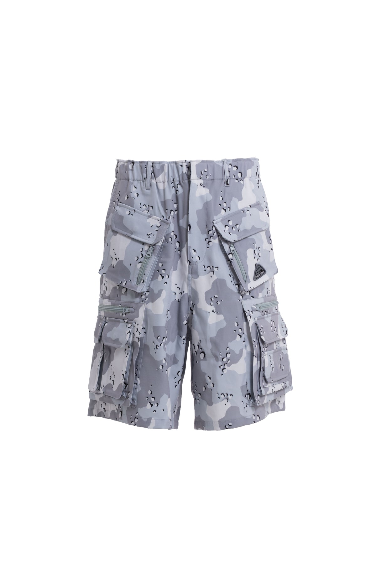 CAMO CARGO SHORTS / GRY CAMO