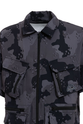 CAMO CARGO SHIRTS / BLK CAMO