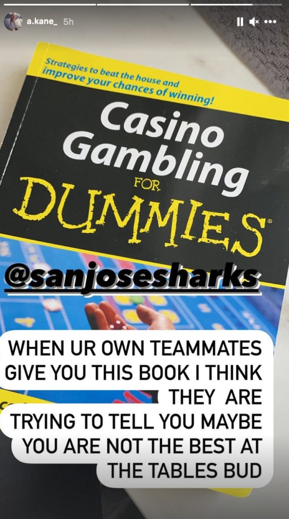 Anna Kane claims her husband has a gambling problem and has tanked his own team's games.