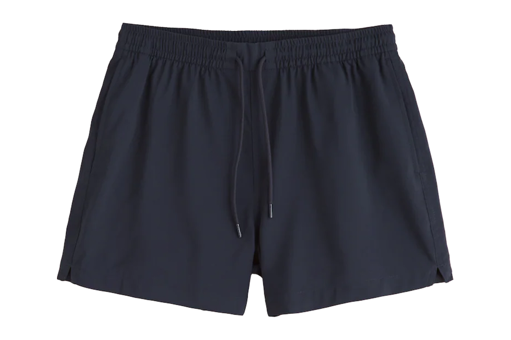 Linerless Pull-On Swim Trunk, navy blue