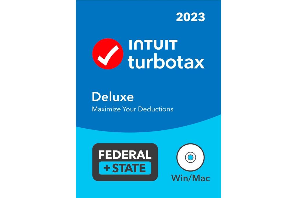 A turbo tax software cover