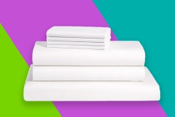 A stack of white sheets