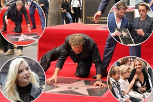 Robert Downey Jr. playfully attempts to steal Chris Hemsworth's Hollywood star: photos