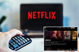 Netflix logo and new homepage