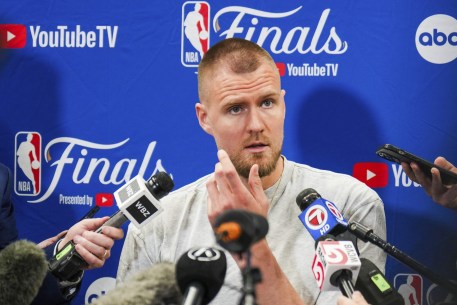 Kristaps Porzingis’ ‘rare injury’ dings Celtics’ chances in NBA Finals Game 3