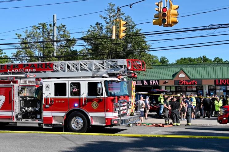 The Deer Park Fire Department and Ambulances from numerous neighboring departments responded to an accident at the Hawaii Nail & Spa on 788 Grand Boulevard Friday afternoon June 28, 2024