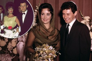 Elizabeth Taylor and Eddie Fisher getting married