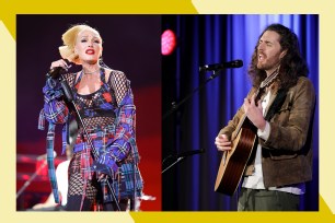 Gwen Stefani (L) and Hozier are headlining at the 2024 iHeartRadio Music Festival.