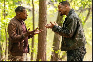 Graphic of a hand slap over a photo of Will Smith and Martin Lawrence
