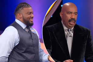 ‘Family Feud’ host Steve Harvey was in disbelief after a contestant gave a stunning answer.